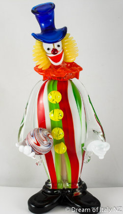 Pin by Gerry Claypoole on Clowns | Halloween clown, Glass art, Glass ...